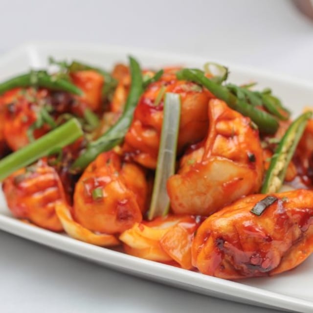 Paneer Chilli Momo.