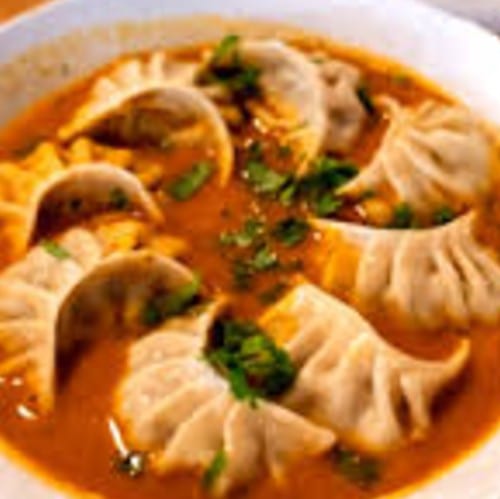 Chicken Jhol Momo.