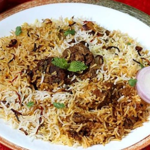 Goat Biryani.