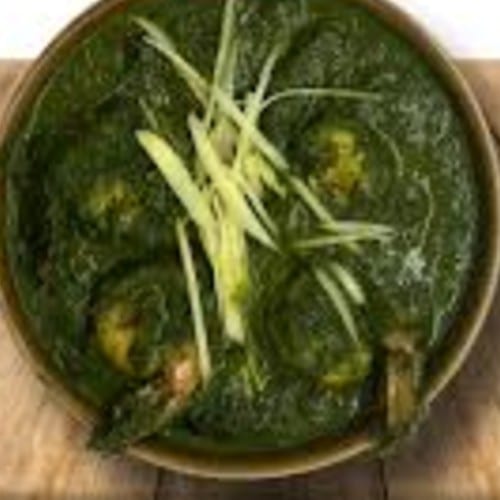 Shrimp Saag.