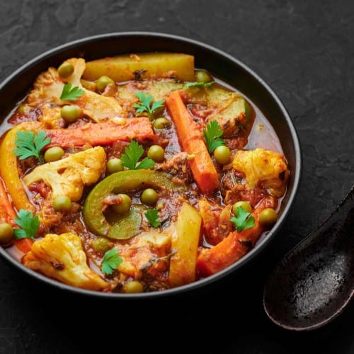 Mixed-Veg Curry.