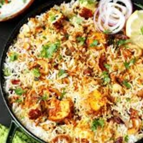 Paneer Biryani.